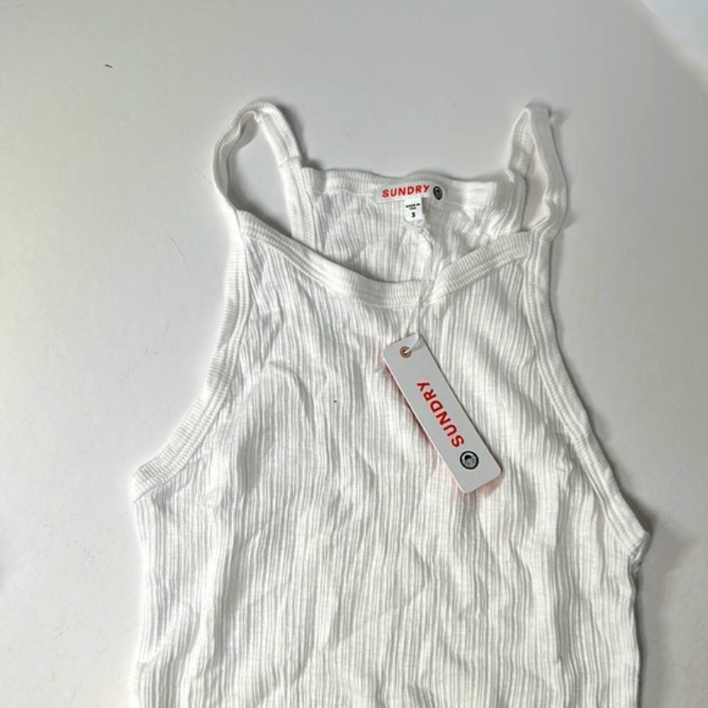 SUNDRY Women's Strappy Tank Top - Picture 5 of 8